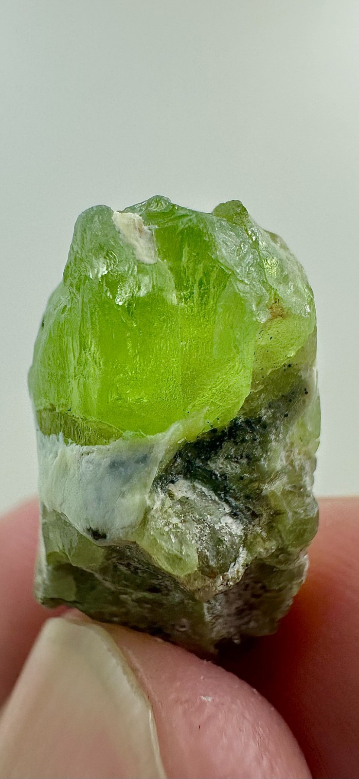 24 Carat Beautiful Peridot Crystal From Pakistan 24 Carat Beautiful Peridot Crystal From Pakistan