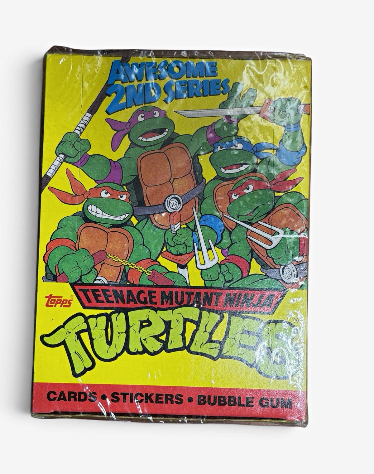 1990 Topps TMNT Teenage Mutant Ninja Turtles 2nd Series Factory Sealed Wax Box