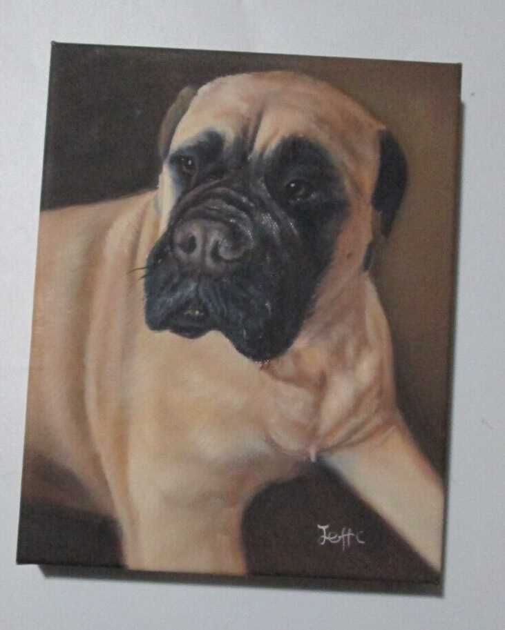 Bullmastiff Portrait 8 X 10 inches Bullmastiff Portrait 8 X 10 inches