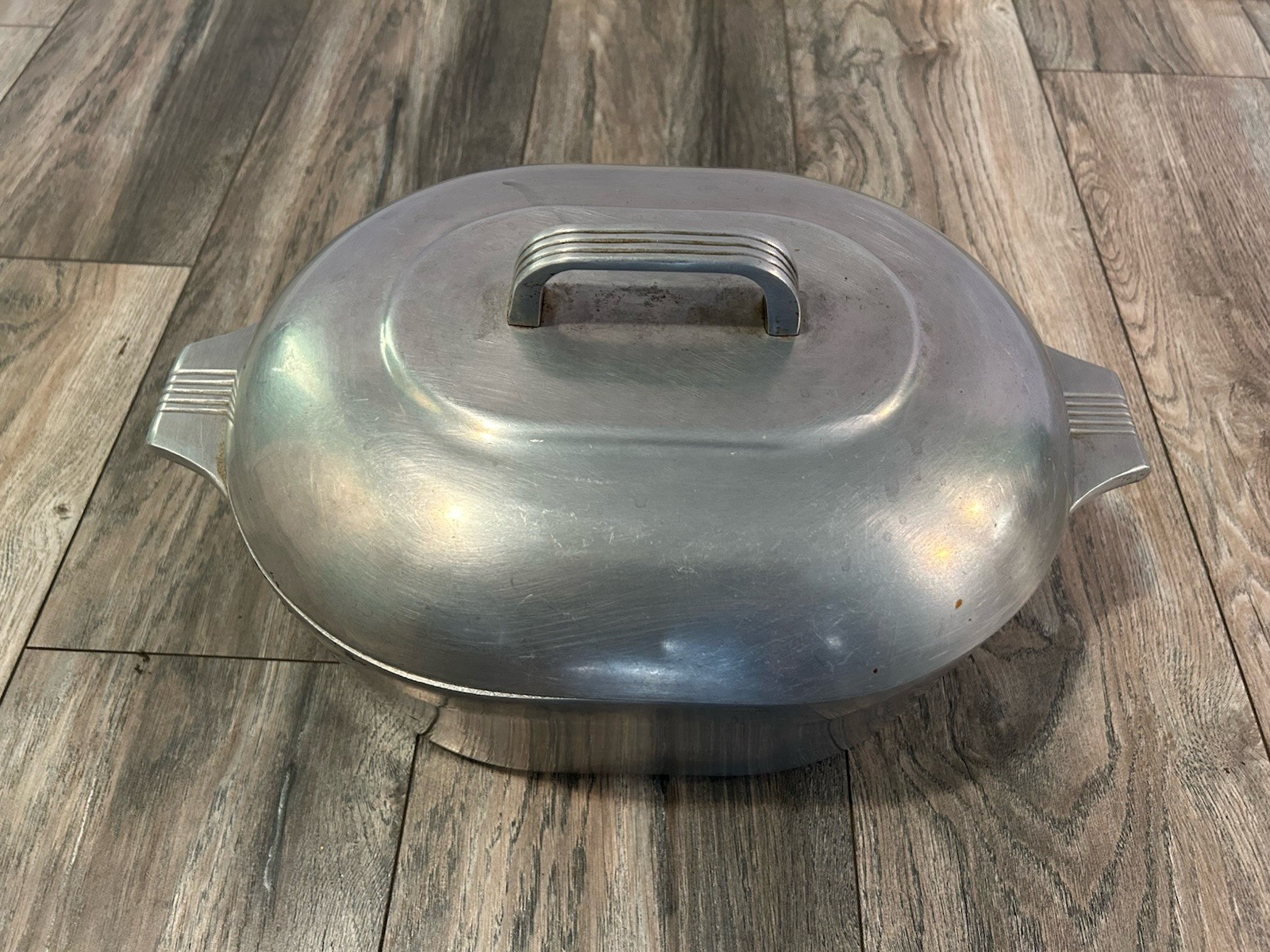 Vintage WagnerWare Sidney O 4265-P Magnalite roaster Nice Vintage WagnerWare Sidney O 4265-P Magnalite roaster Nice