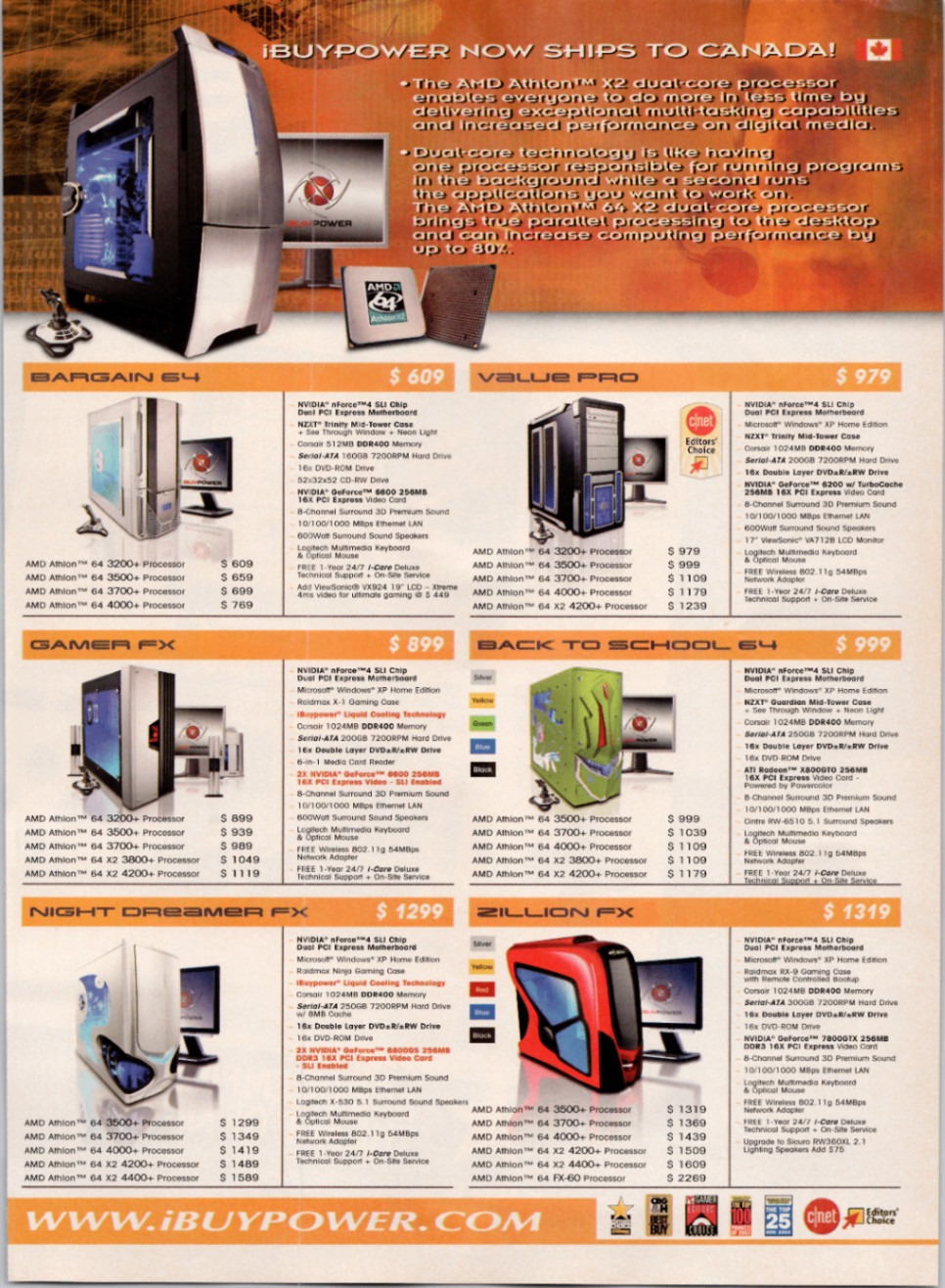 iBUYPOWER AMD Athlon 64 X2 Vintage Computer Magazine Print Ad 2005 iBUYPOWER AMD Athlon 64 X2 Vintage Computer Magazine Print Ad 2005