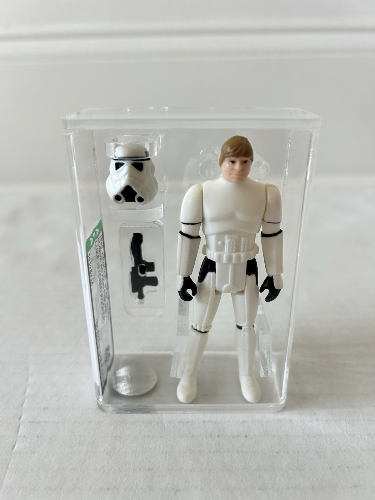 STAR WARS LUKE SKYWALKER STORMTROOPER AFA 85 JUST GRADED KENNER VINTAGE 1984 ROJ