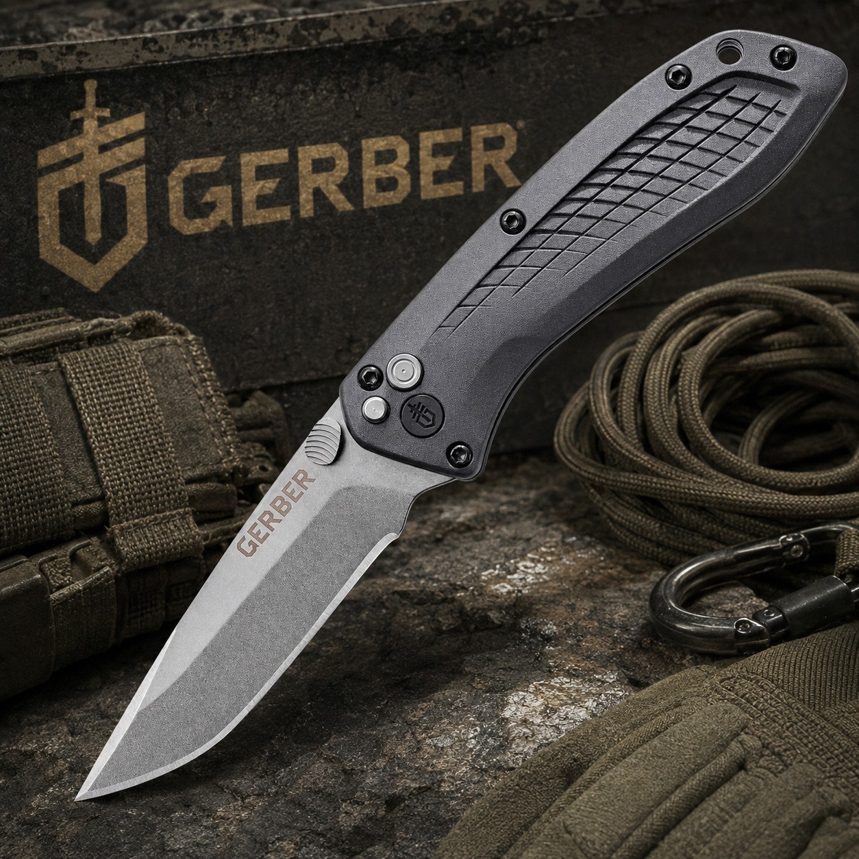 GERBER US-Assist pocket knife Thumb Assisted open CPM S30V blade Made in USA