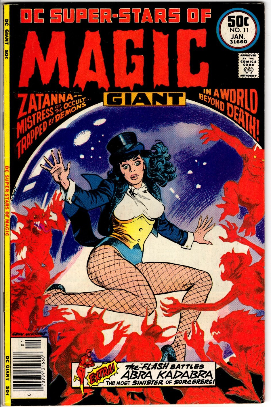 DC SUPER-STARS OF MAGIC #11 (1976): KEY- Zantana Stories: VF