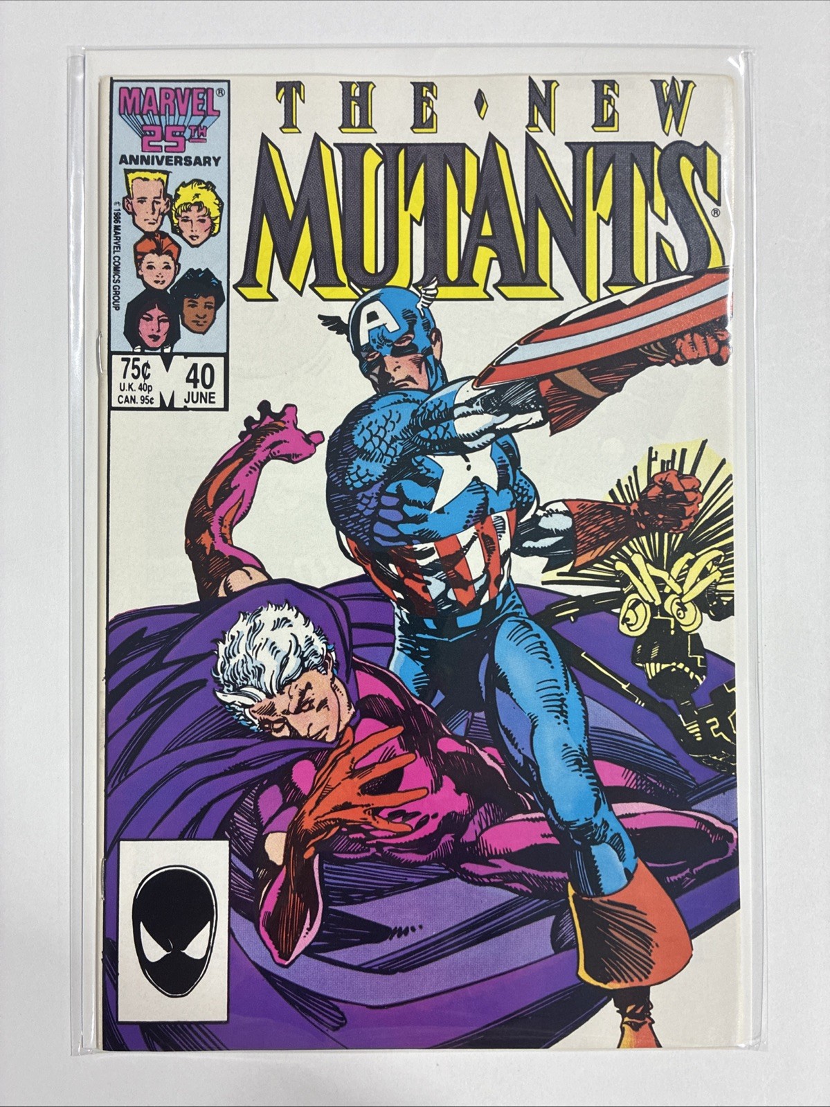 New Mutants 40 Near Mint NM Marvel 1086