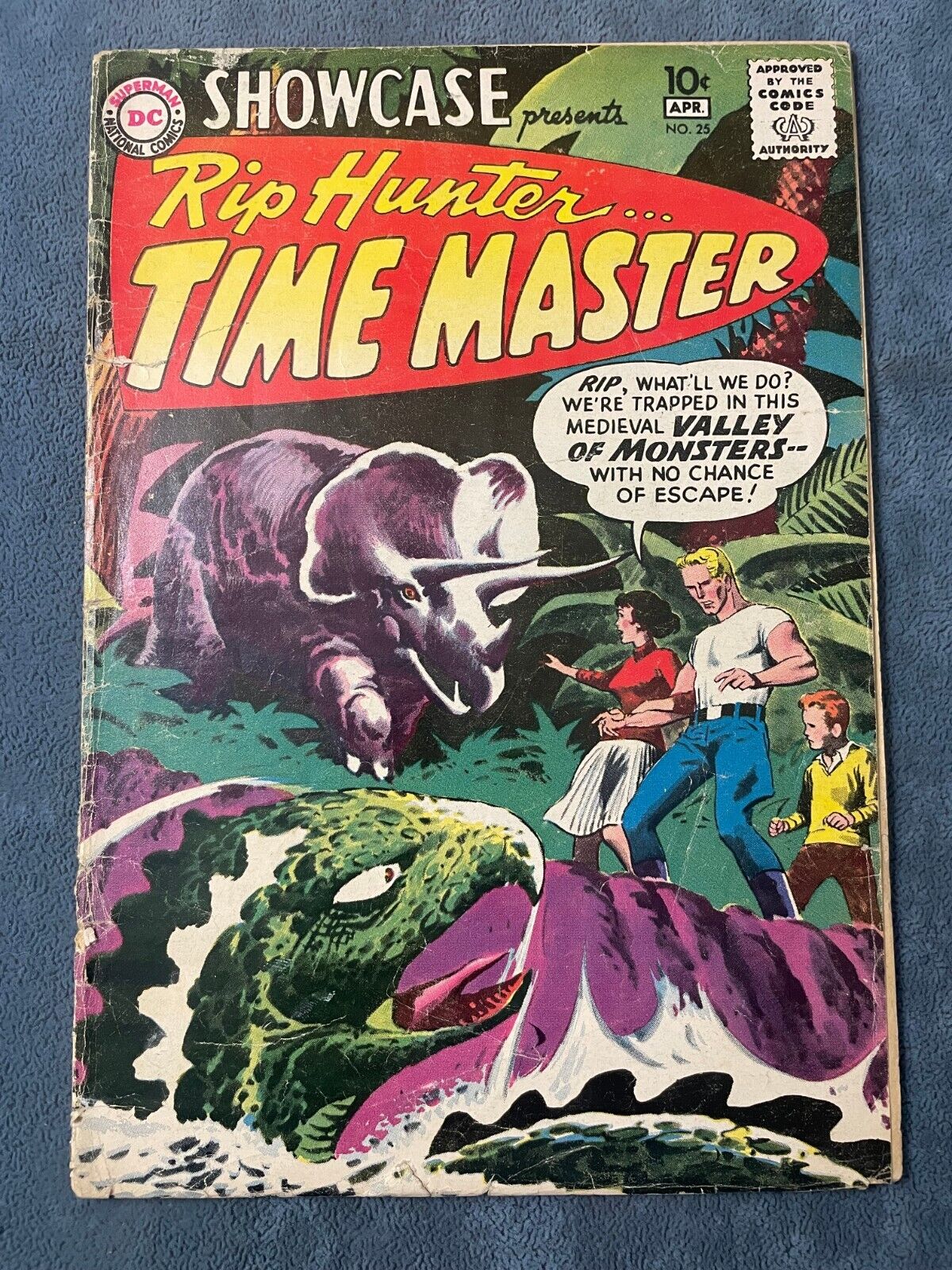 Showcase #25 Rip Hunter Time Master 1960 DC Comic Book Joe Kubert Low Grade