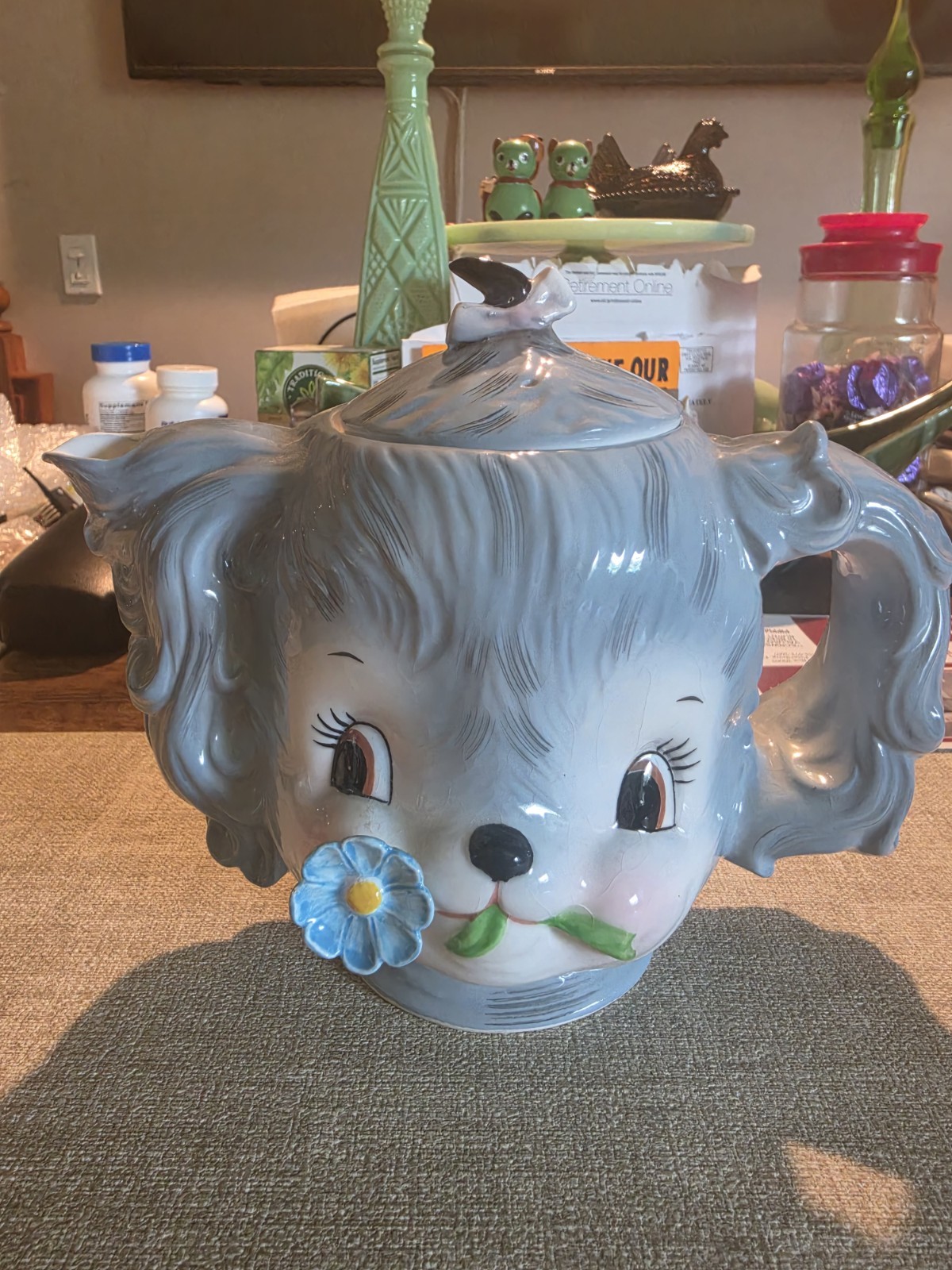PY LEFTON PUPPY PAL TEA POT 1950s