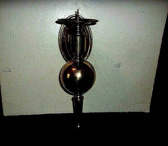Vintage Unique Pillar Candleholder  Solid Brass Standing Wall Mount Sconce 2\