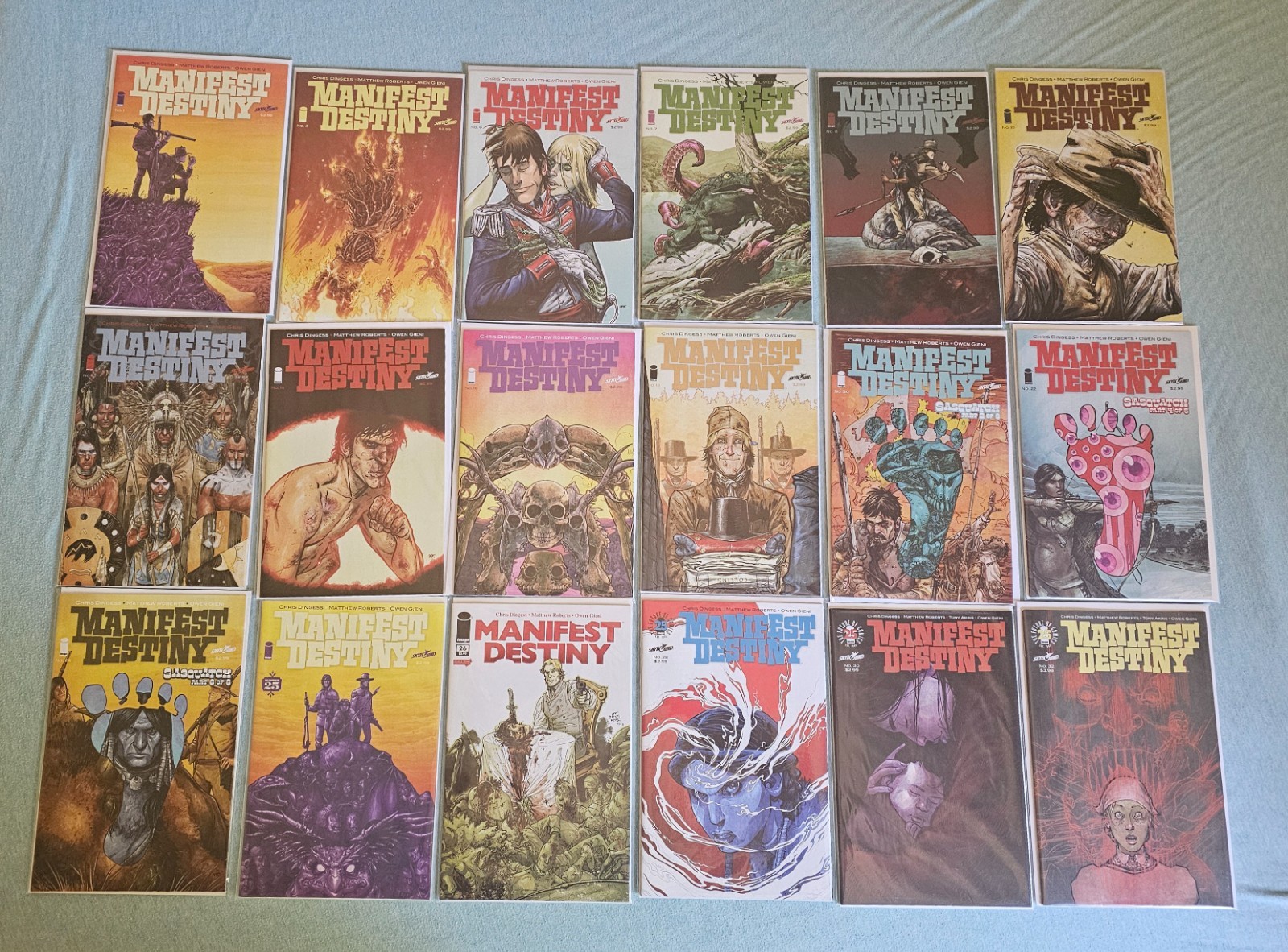 MANIFEST DESTINY # 1-48 FULL RUN + VARIANTS LEWIS AND CLARK EXPEDITION
