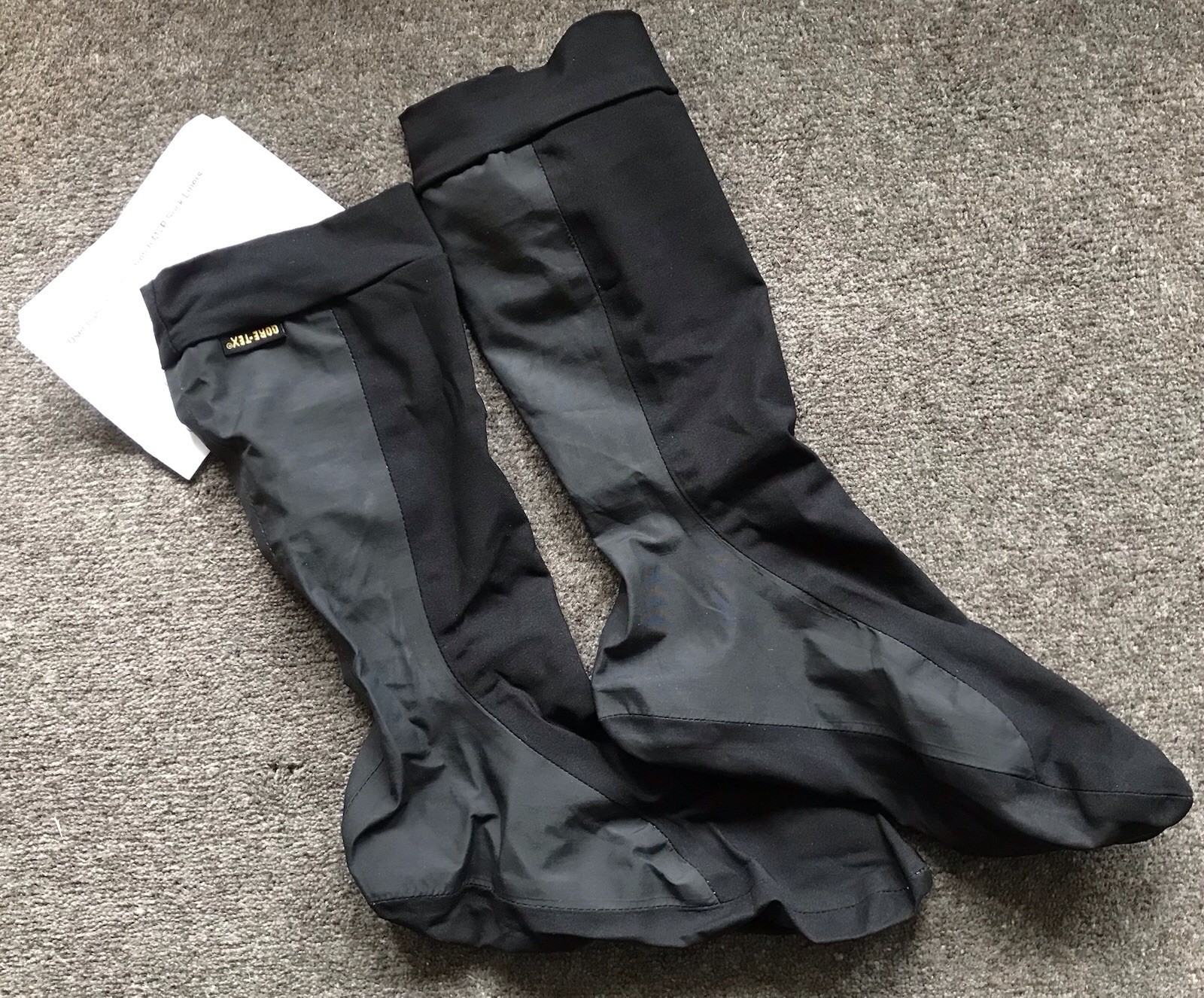 Goretex MVP Liner Stretch Over Sock  Waterproof Oversocks Black Military size 10