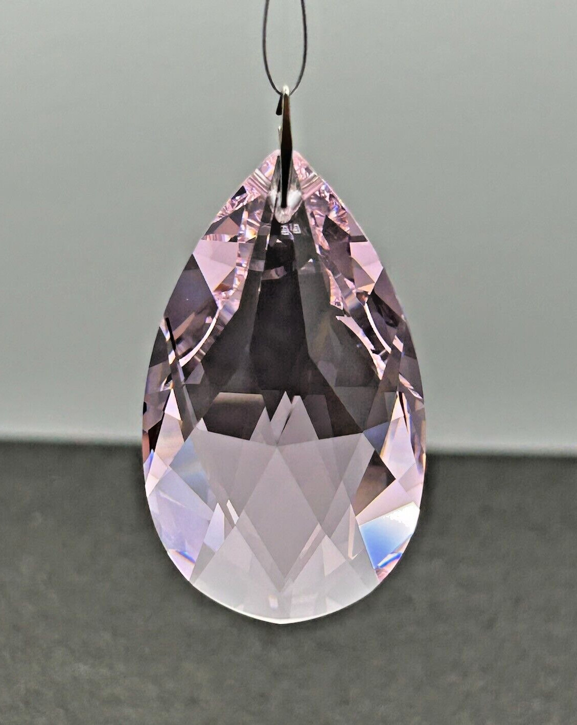 Swarovski Crystal: Strass 8721 series 63mm Crystal Almond Rosaline Color Effect
