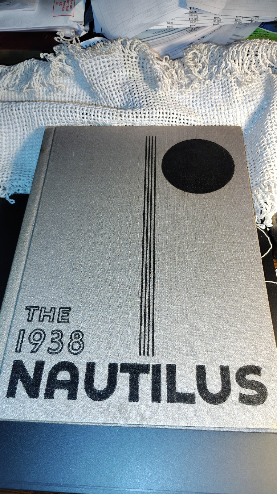 Yearbook Roosevelt High School Nautilus Fresno California 1938 signed real copy