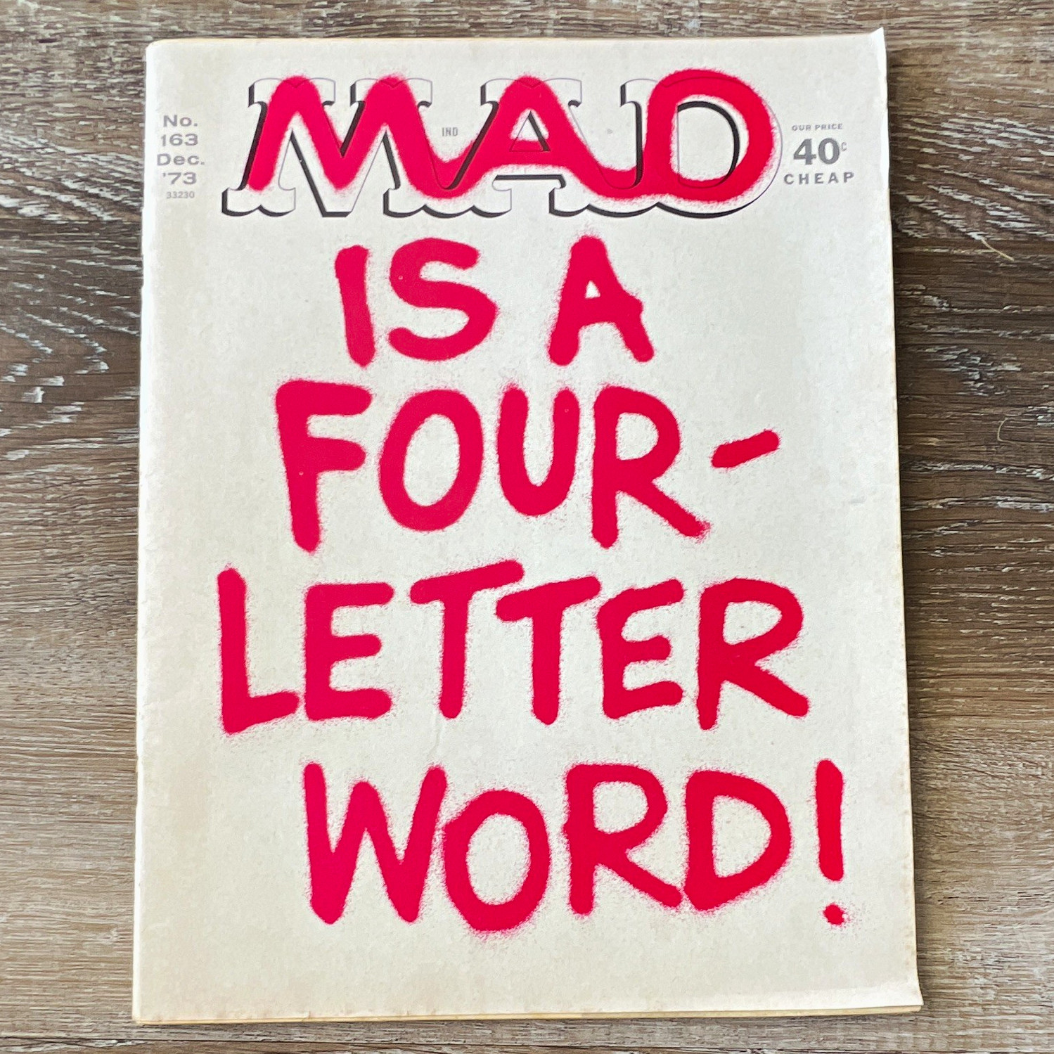 MAD Magazine Issue #163 December 1973 \
