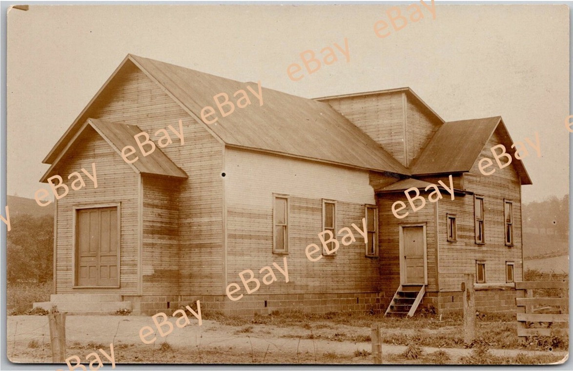 Postcard Trucksville, Pennsylvania? Kingston School Building? RPPC Kp