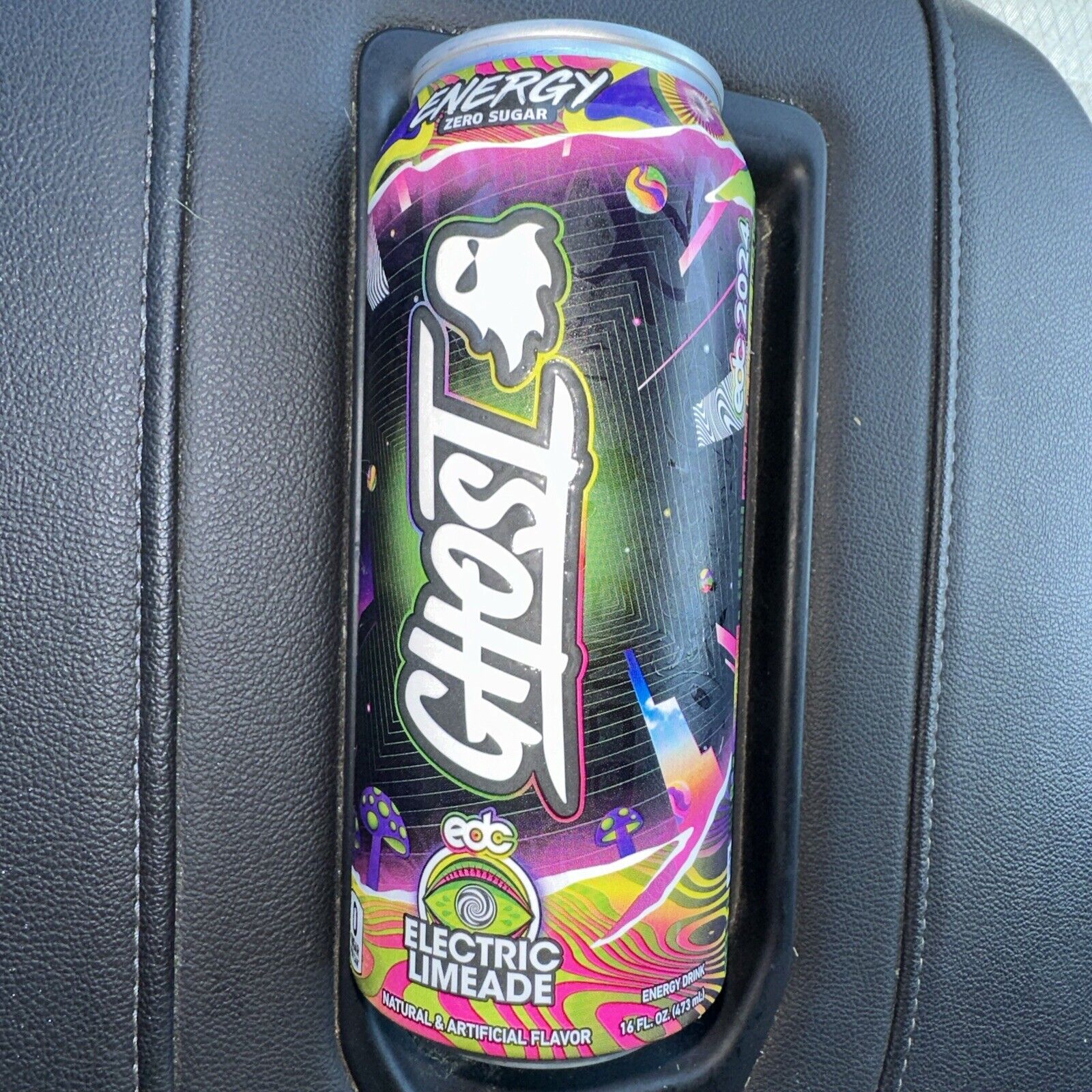 Ghost Energy EDC 2024 Electric Limeade Glow-in-the-dark Can