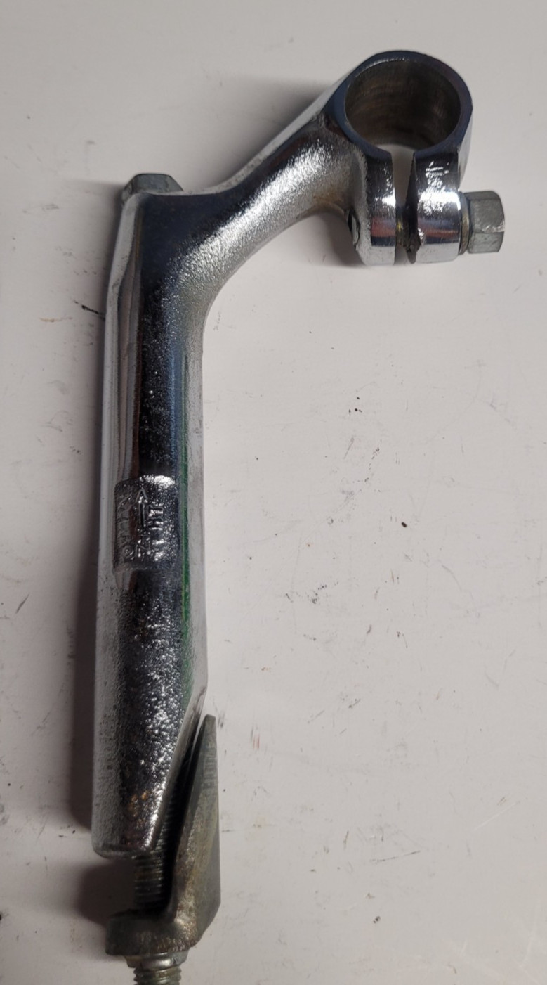 Vintage 1971 Schwinn Ashtabula Chrome Forged Bicycle Stem Stingray Cruisers