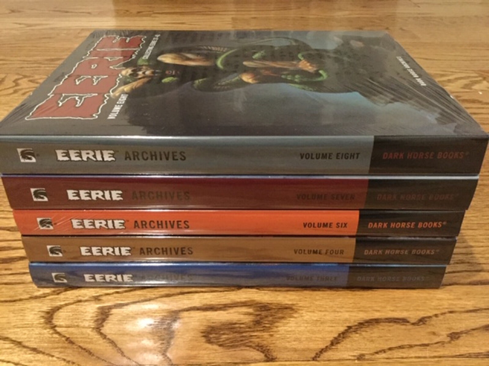Five (5) Eerie Archives H/C Books #s 3,4,6,7,8 - Dark Horse - Sealed - Damaged