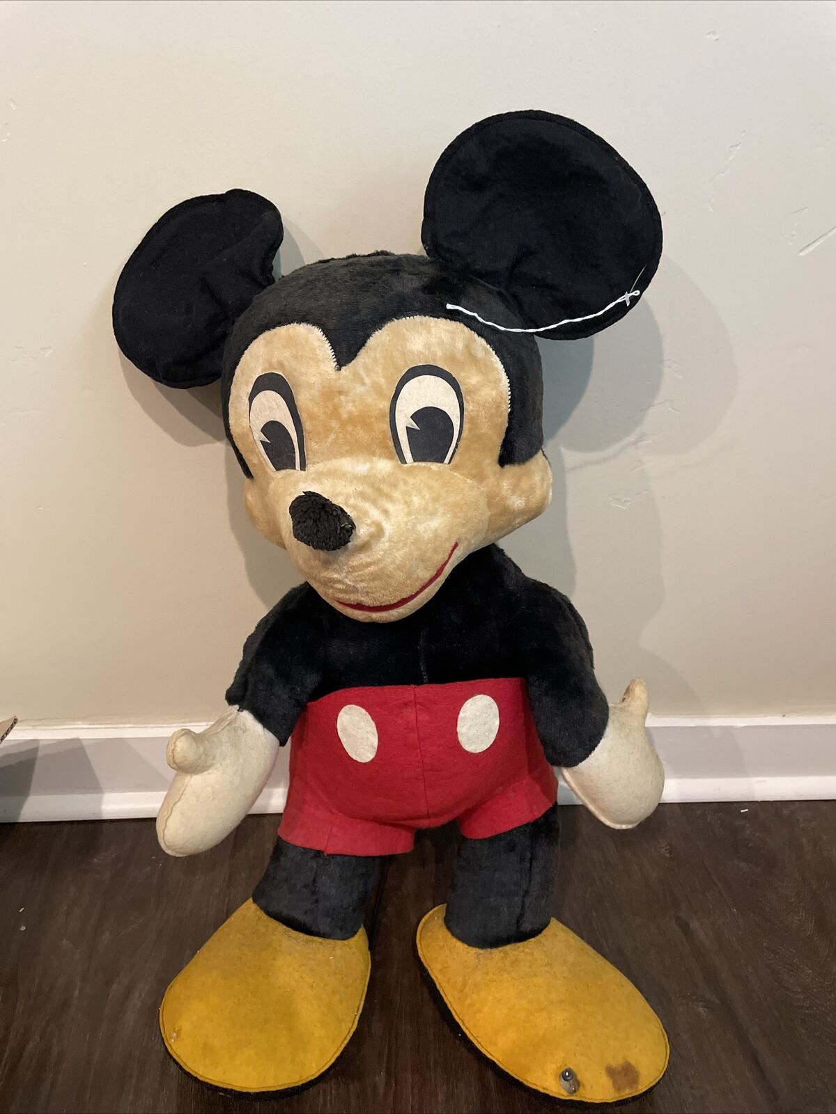 RARE Vintage Gund J Swedlin Mickey Mouse Plush 26” Walt Disney Productions