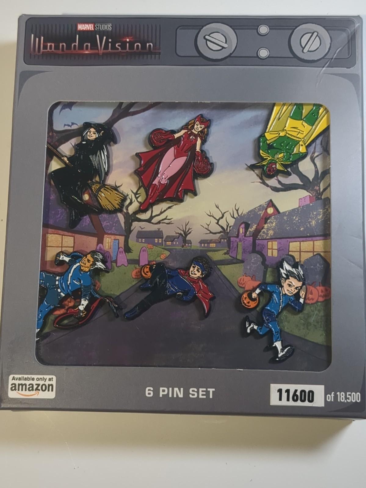 Marvel WandaVision 6 Metal Enamel Pin Set 11600 of 18,500 Amazon Exclusive