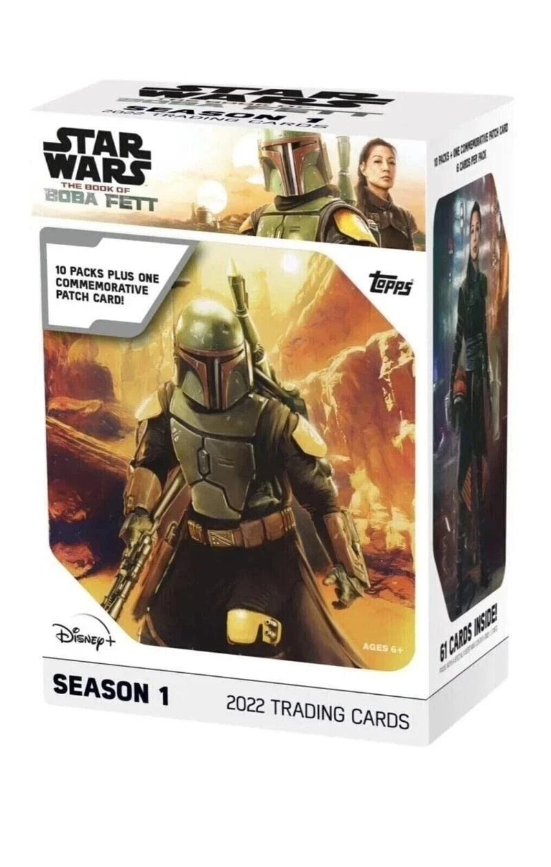 2022 Topps Star Wars The Book Of Boba Fett Season 1 Factory Sealed Blaster Box
