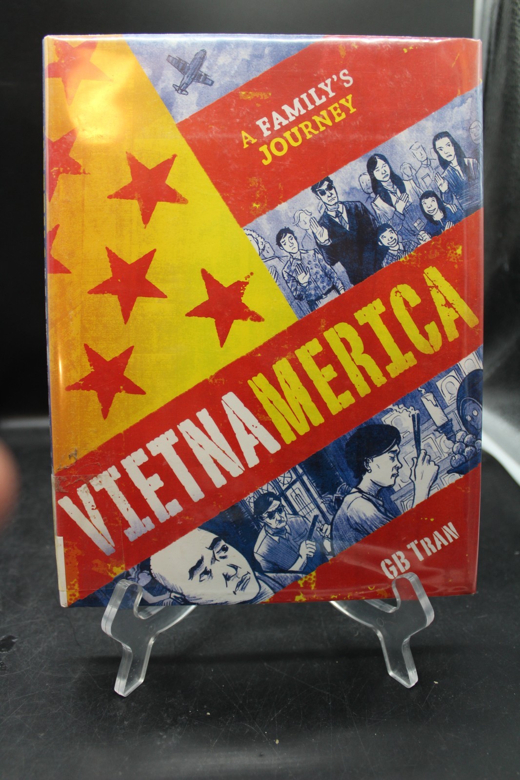 Vietnamerica A Familys Journey GB Tran Graphic Novel Hardcover Villard Ex Lib