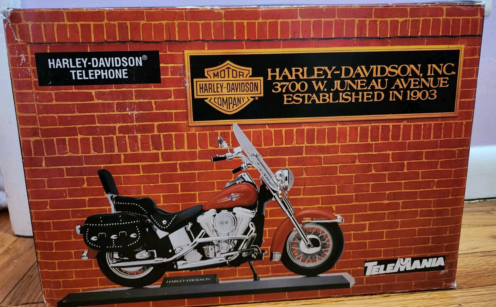 * NEW TELEMANIA HARLEY DAVIDSON SPORTSTER MOTORCYCLE TELEPHONE PHONE