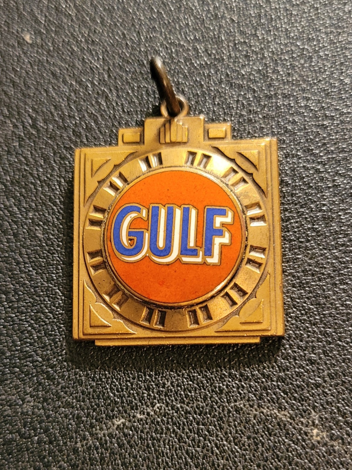 Gulf Oil Member 3% Ratio Club 1937 Spring Motor Oil Sales Campaign Charm