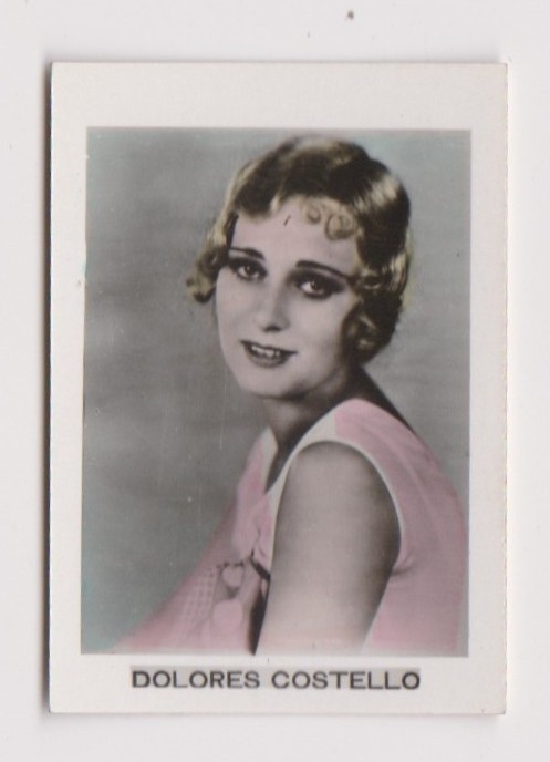 Dolores Costello 1932 Orami German Tobacco Card Series D #400 Film Star