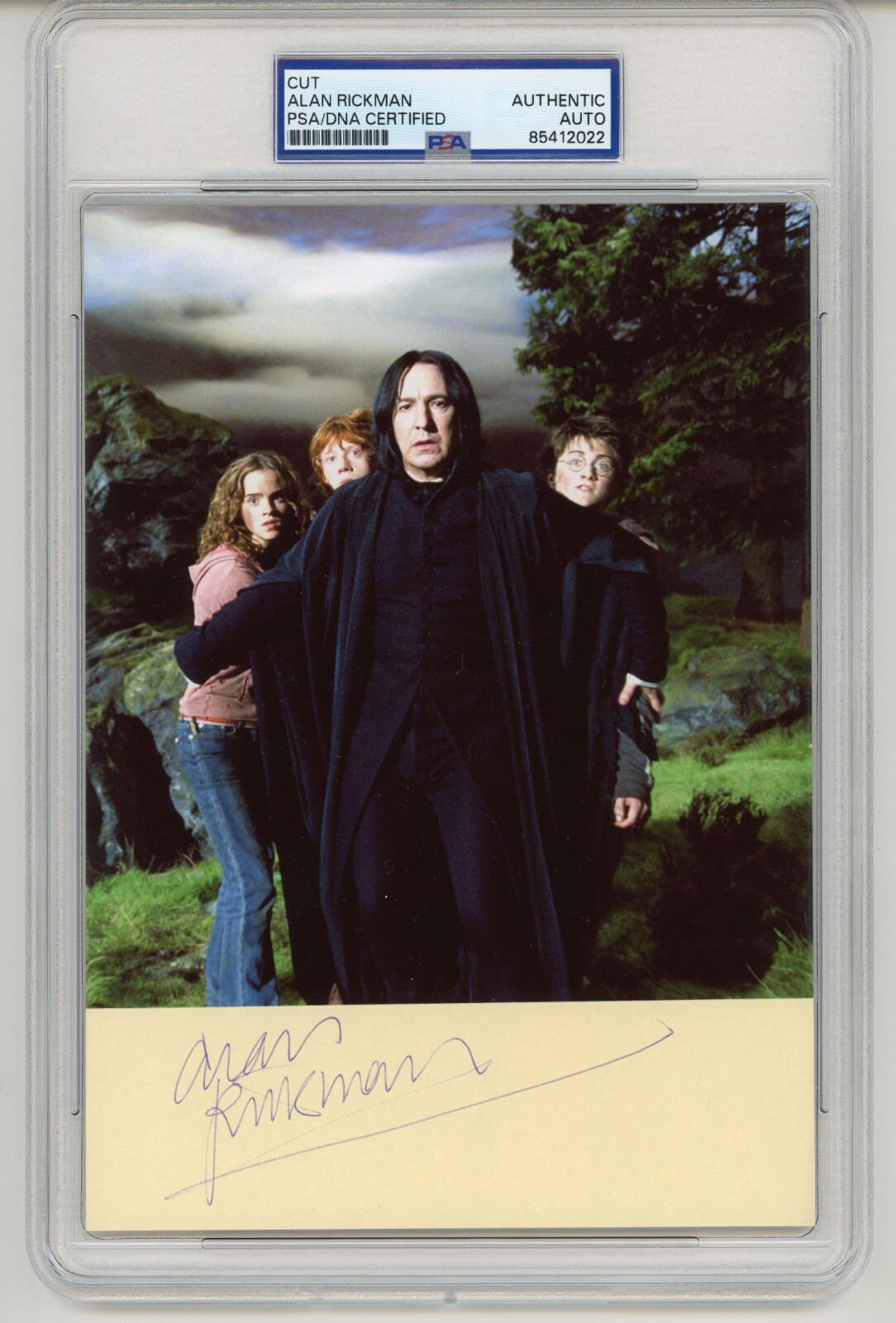 Alan Rickman ~ Signed Autographed Harry Potter Severus Snape ~ PSA DNA Encased Alan Rickman ~ Signed Autographed Harry Potter Severus Snape ~ PSA DNA Encased