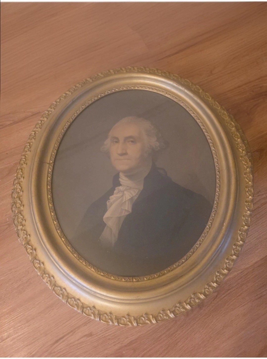 George  and Martha Washington 1864 chromolithograph 11×9