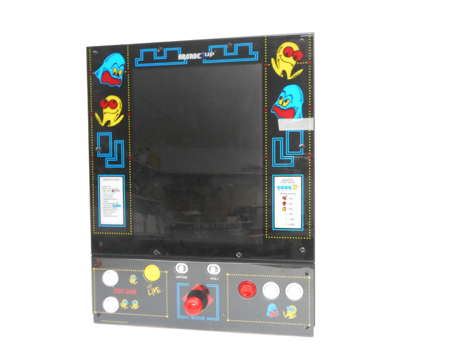 Arcade1Up - PAC-MAN Deluxe Arcade Machine - SCREEN Control only