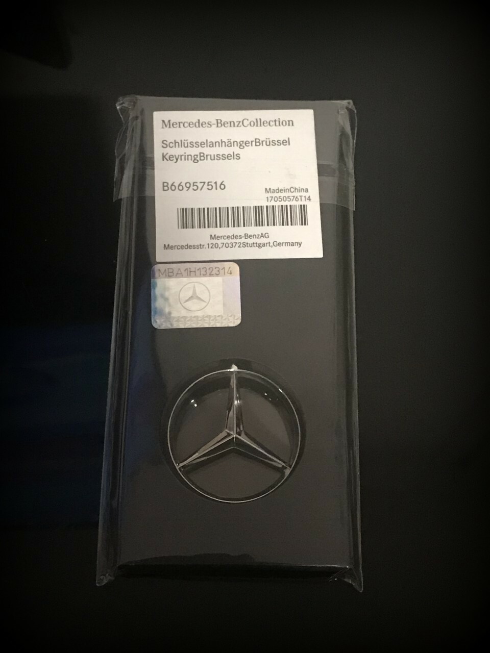 Mercedes Benz ☆Official Authentic Brussels Collection Keyring -MBA1H132314 +