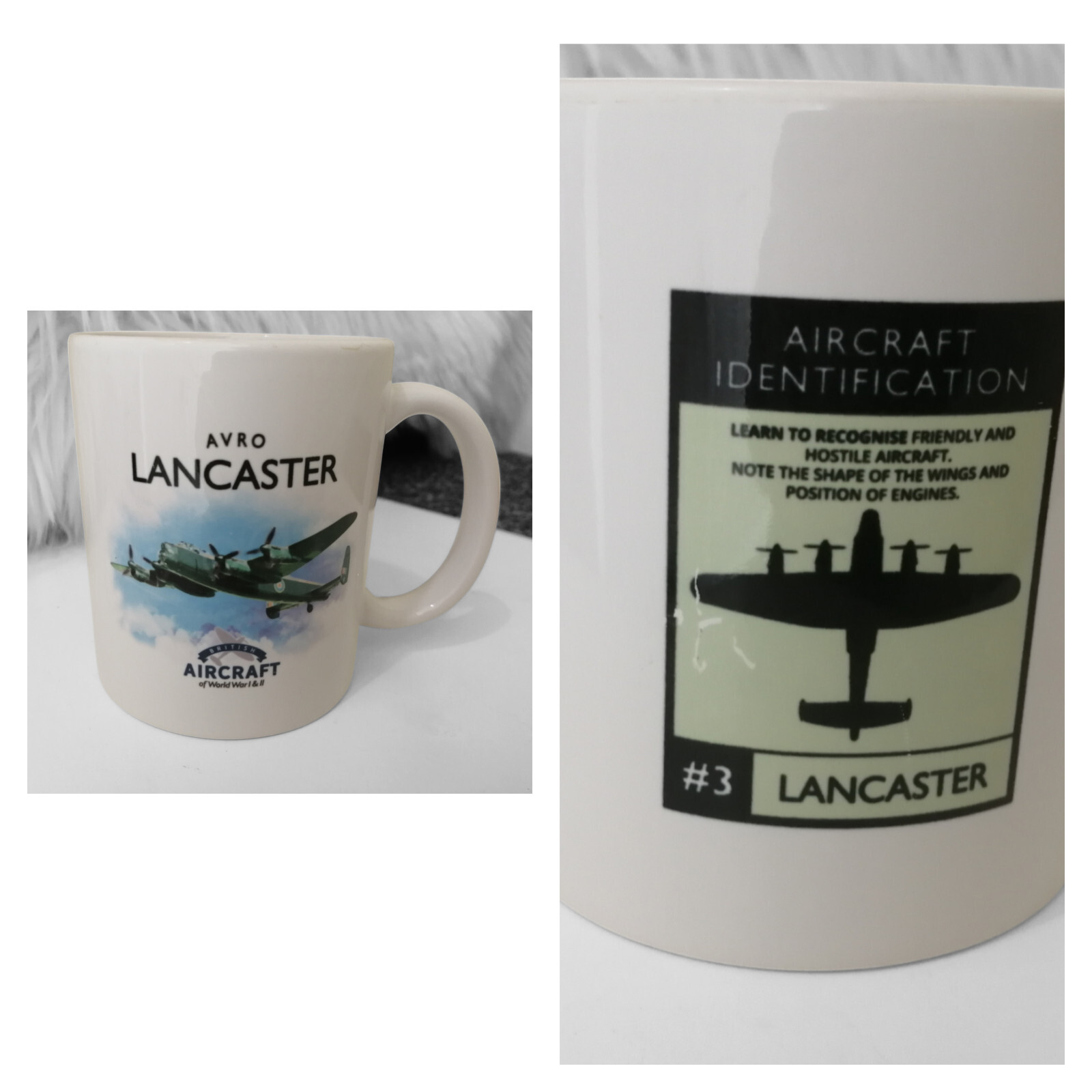 Avro Lancaster Bomber Mug British Aircraft RAF
