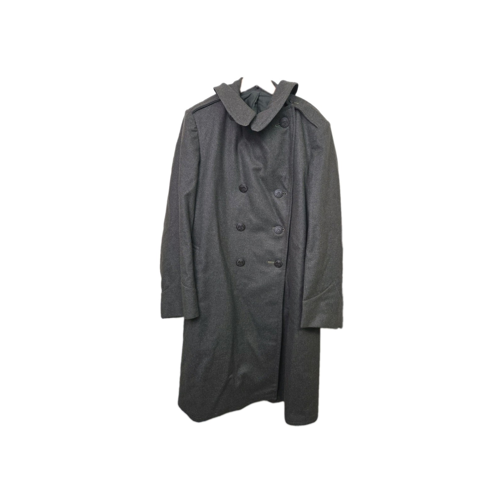 Vintage WWII USMC Wool Overcoat Quartermaster's US Marine Corps 5-S 1942-43 READ