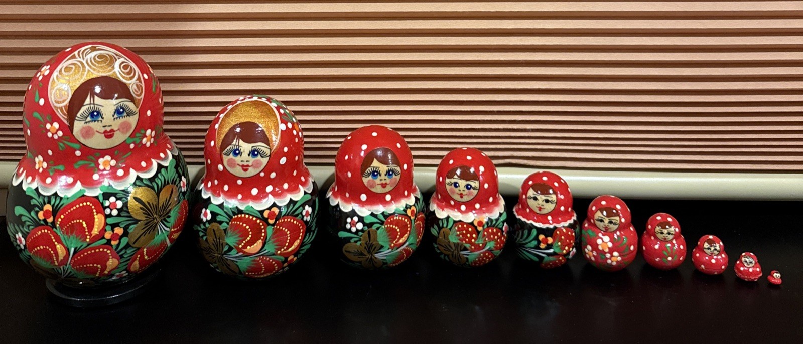 10 Pieces Russian Matryoshka Nesting Dolls 10pcs