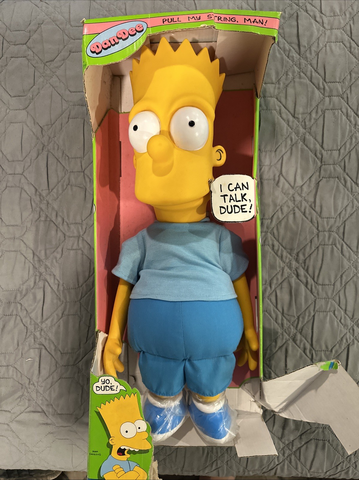 The Simpsons Pull-String TALKING BART SIMPSON 19\