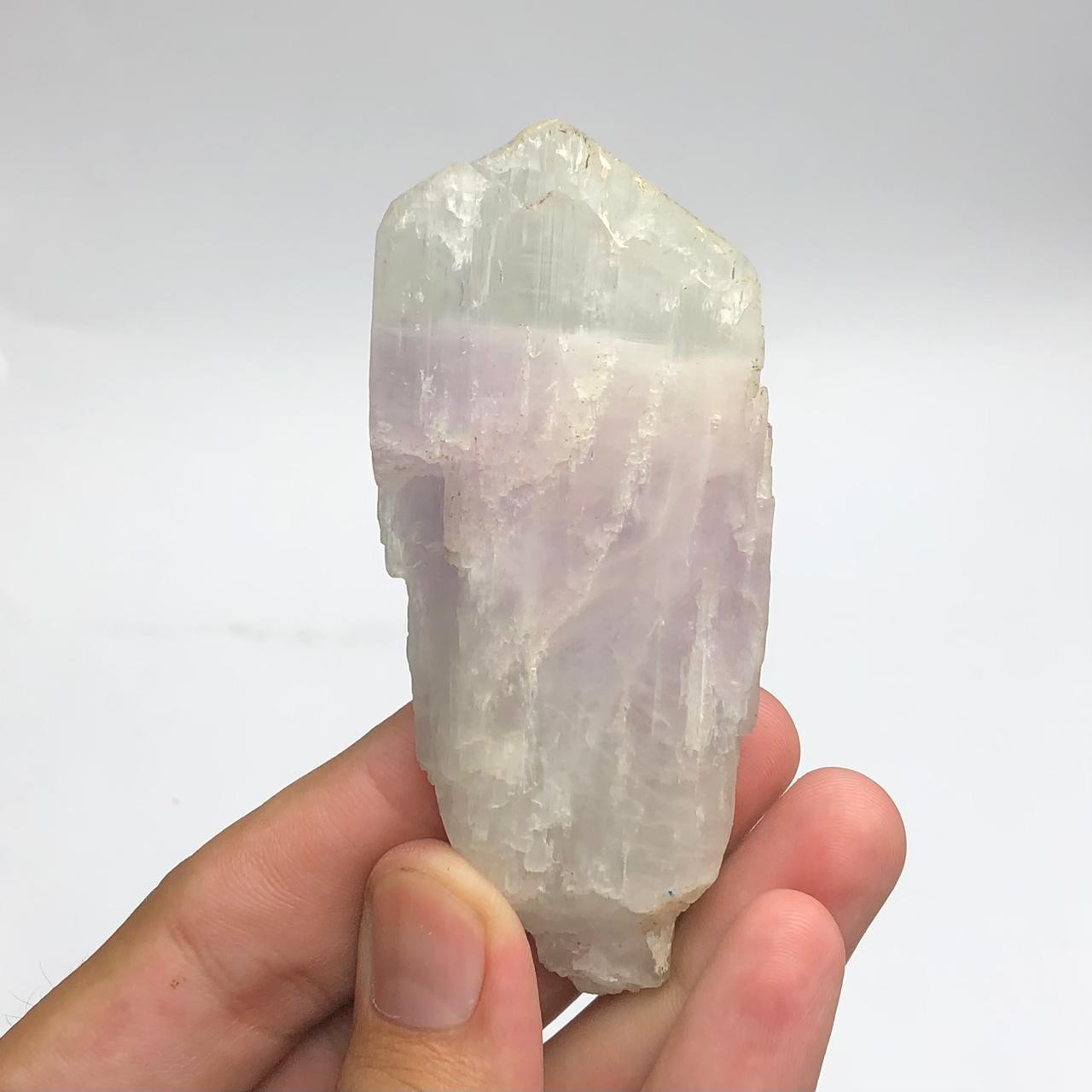 76g Raw Pretty Bi Colour  Kunzite Rough Crystal Specimen | Kunar, Afghanistan.
