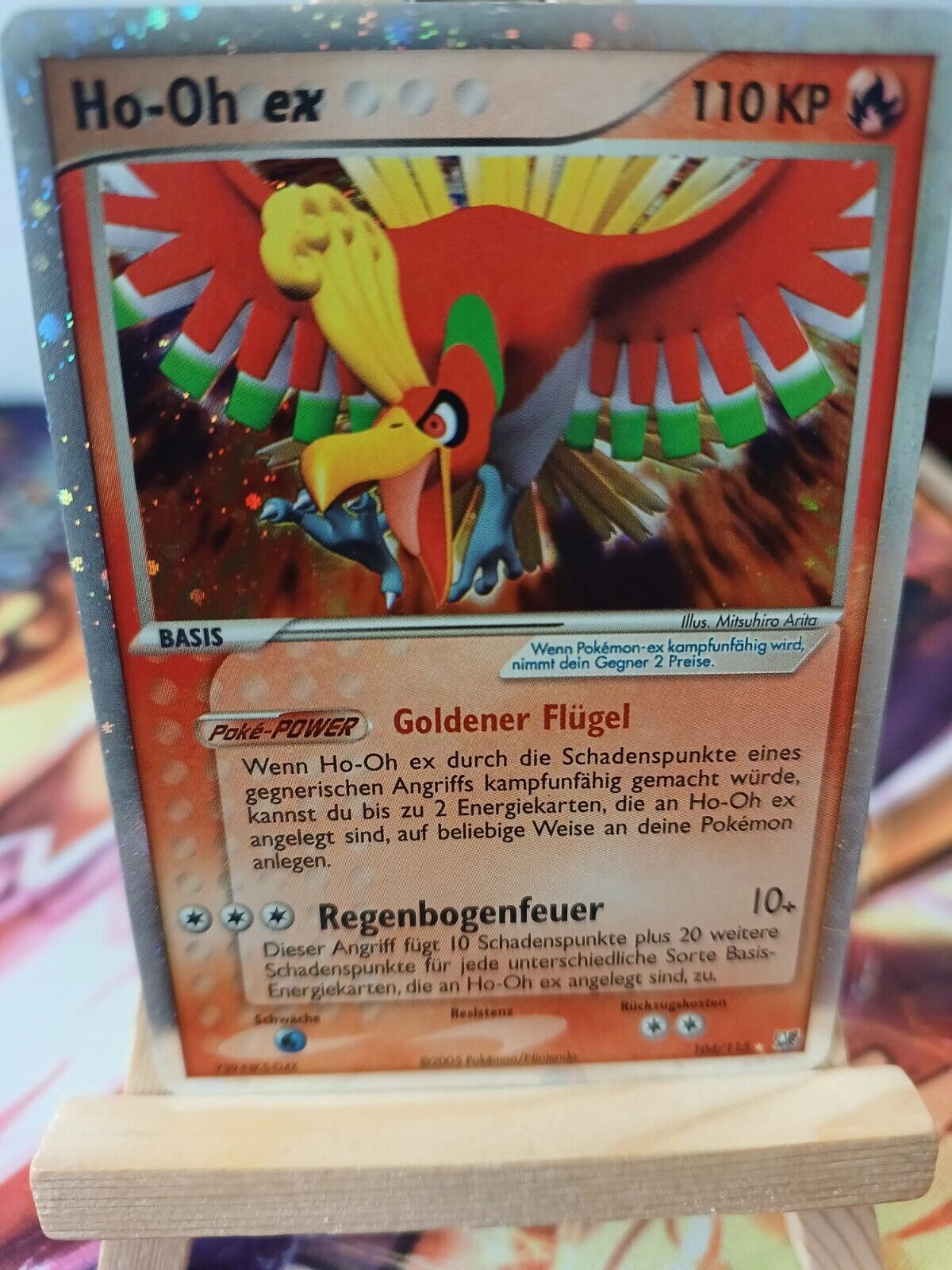 Ho-Oh Ex Holo Unseen Forces Hidden Powers 104/115 German EX Pokemon