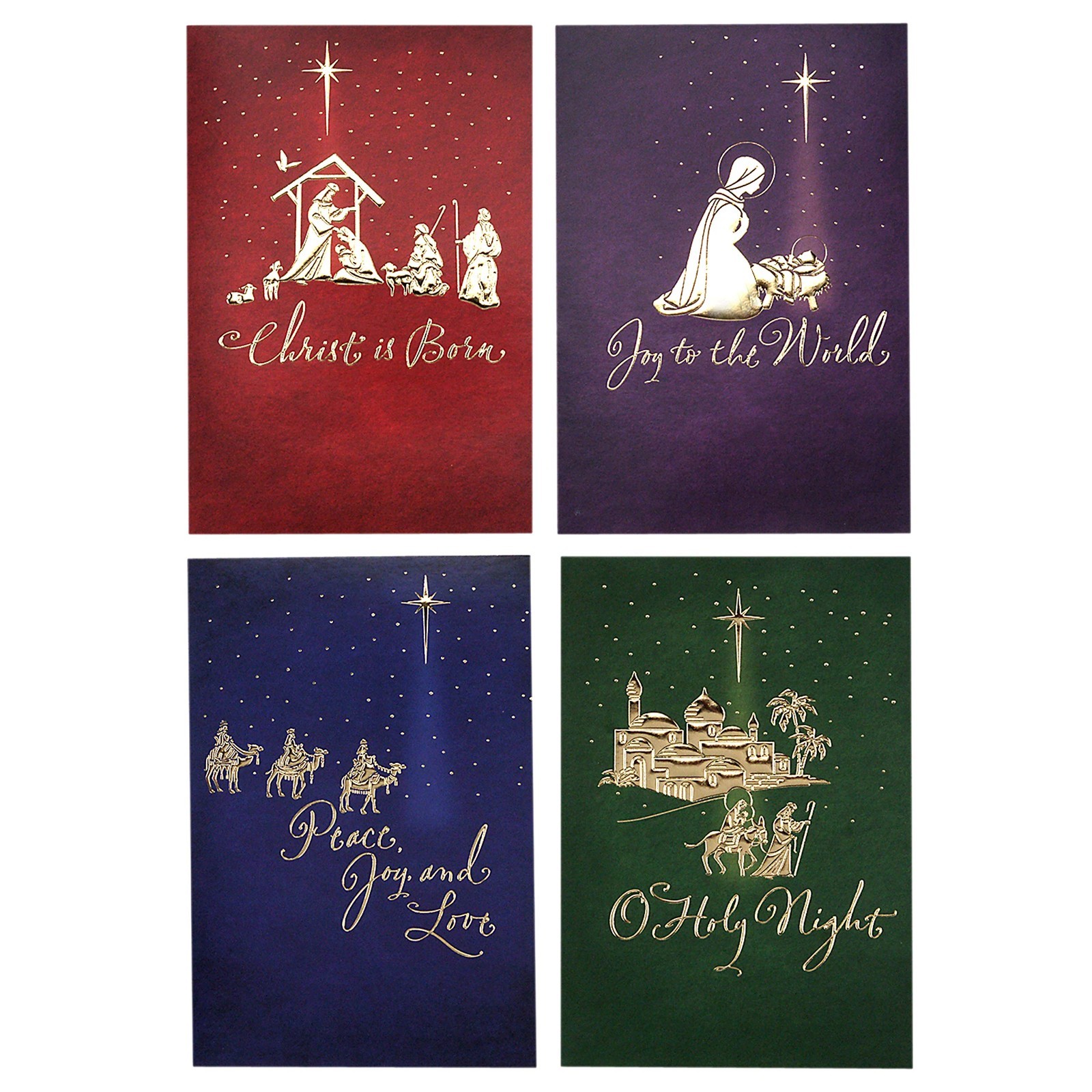 Hallmark Image Arts Religious Boxed Christmas Cards Assortment 4 Designs, Hallmark Image Arts Religious Boxed Christmas Cards Assortment 4 Designs,