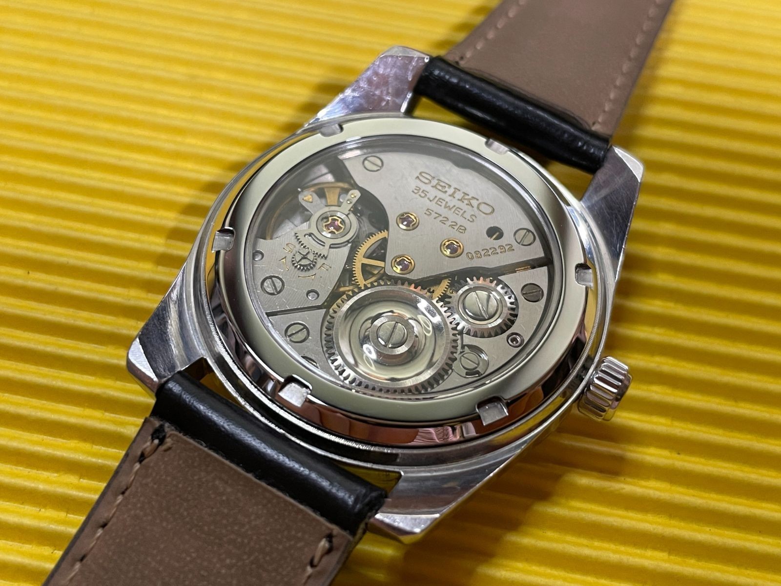 Grand Seiko 57GS 5722 9990 See Through Back Sapphire Glass SEIKO