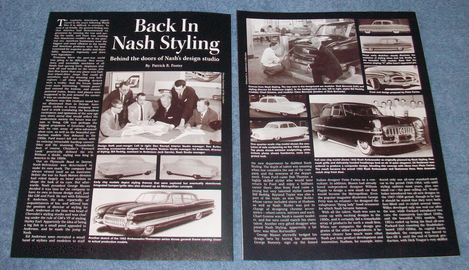 1950 Nash Styling History Info Article 