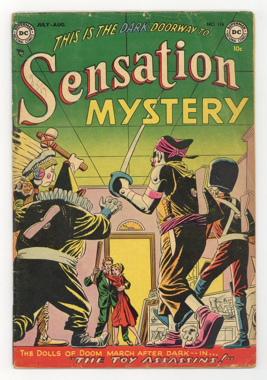 Sensation Mystery #116 GD/VG 3.0 1953