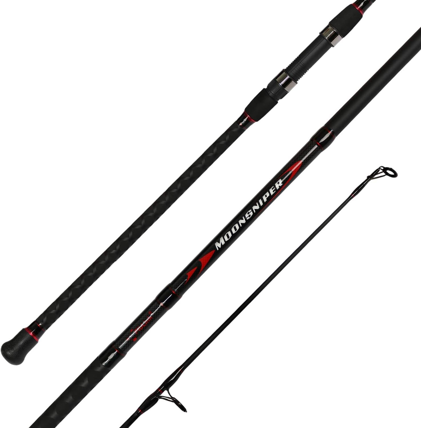 Surf Spinning Fishing Rod 2-Piece/4-Piece Graphite Travel Fishing Rod