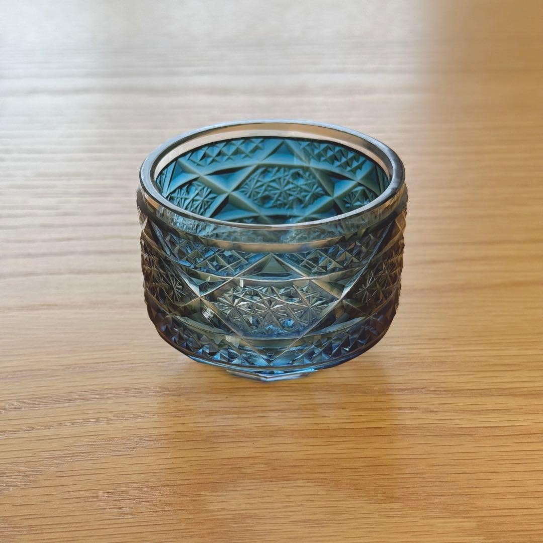 Sake Cup Satsuma Kiriko glass