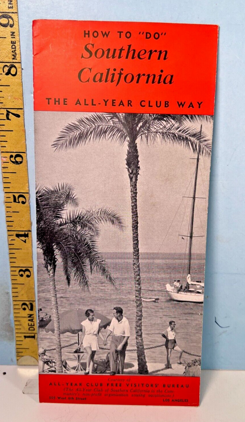 1940 How to Do Southern California The All Year Club Way Los Angeles Brochure