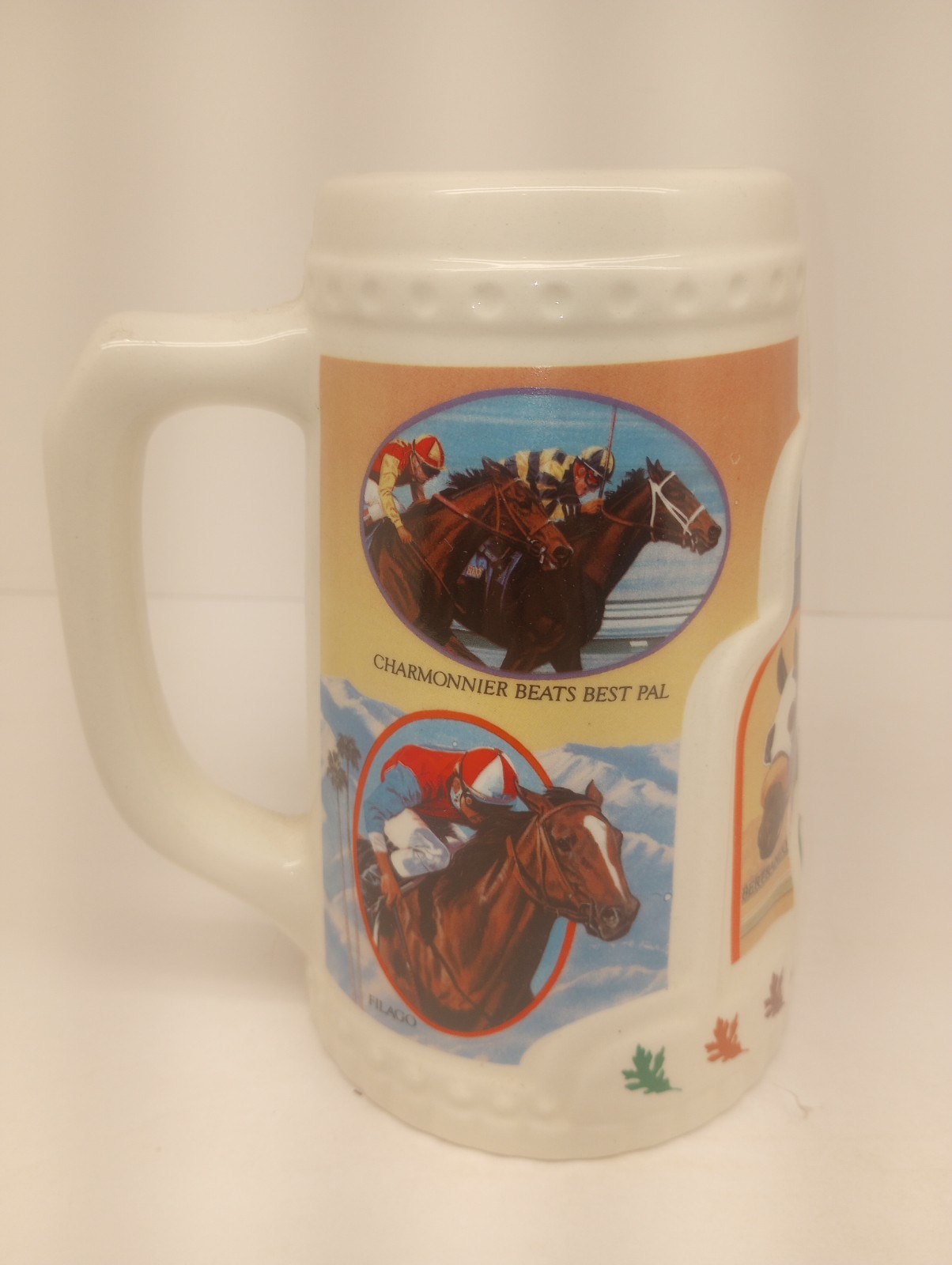 1992 Oak Tree Beer Stein Mug • Santa Anita Park Horse Racing 1991 Major Stakes#3