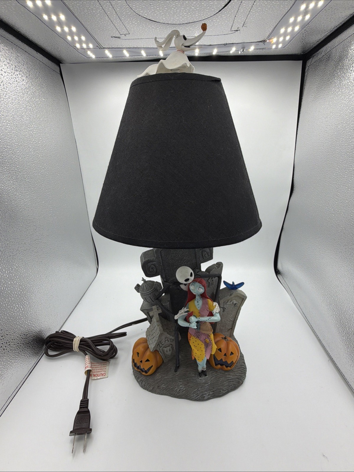 Vintage Nightmare Before Christmas Graveyard Table Lamp