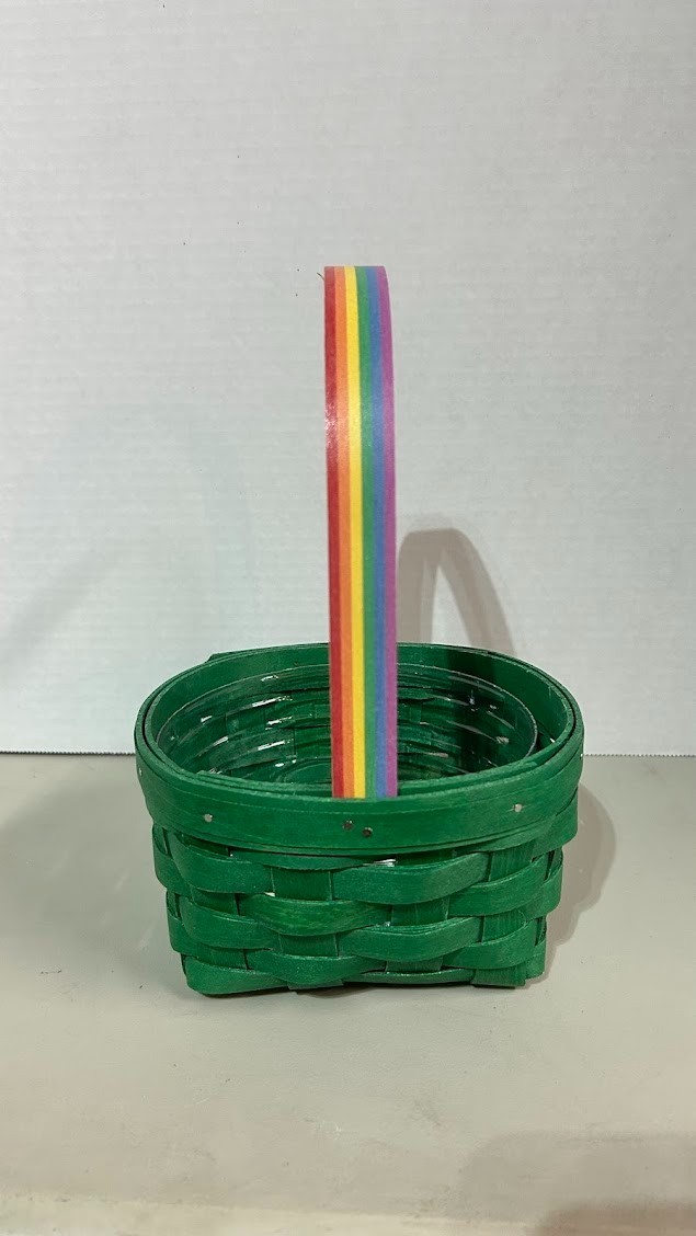 Longaberger Over The Rainbow Basket & Protector 2014