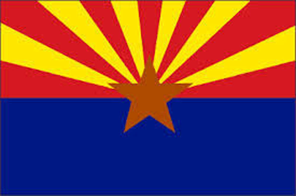 ARIZONA STATE 3 X 5 FLAG items sign merchandise banner USA western states flags