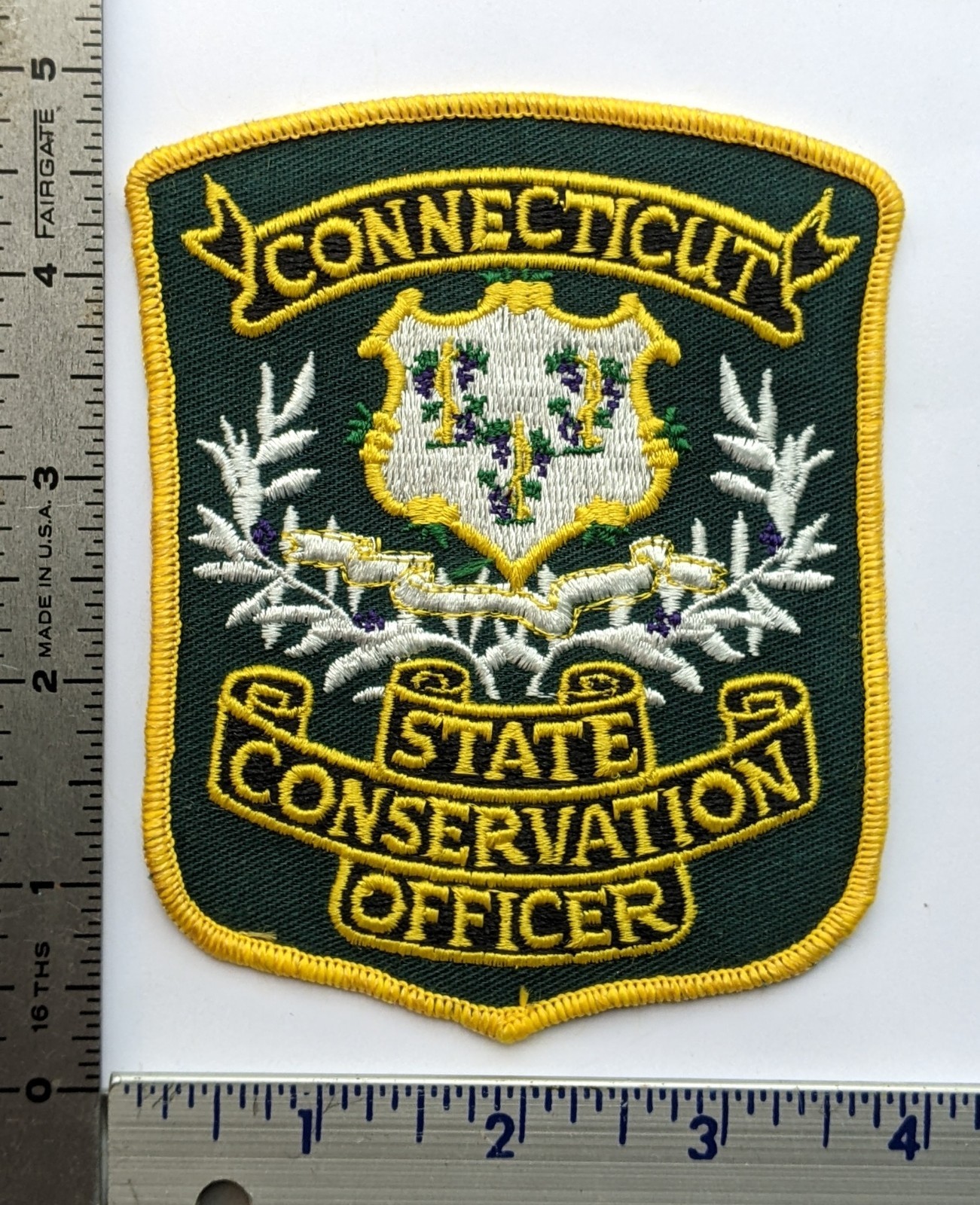 CONNECTICUT STATE CONSERVATION OFFICER PATCH VTG